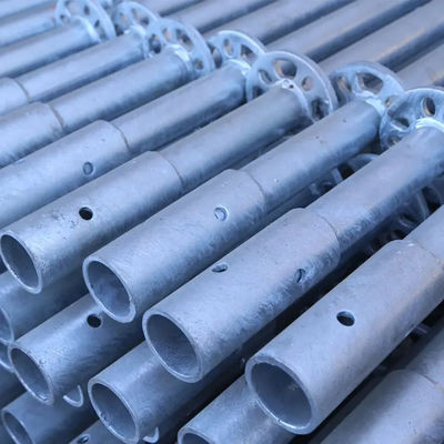 Galvanized Steel Pipe Scaffolding with 1.5-8.18mm Thickness 20-219mm Outer Diameter ISO9001 Certified